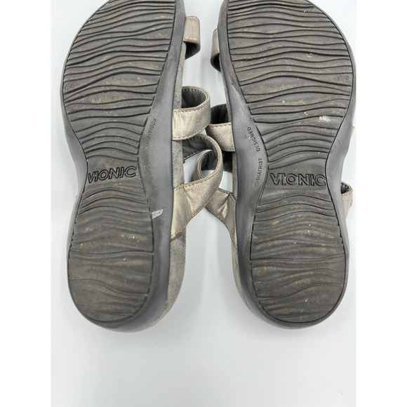 Vionic Sandals Women's US 8 Adjustable Buckle Straps Podiatrist Designed Comfort - Picture 3 of 8